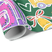 Schulmuster Geschenkpapier (Rolleneckpunkt)