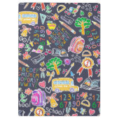 Schulmuster Klemmbrett (Rückseite)