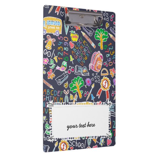 Schulmuster Klemmbrett (Rechts)