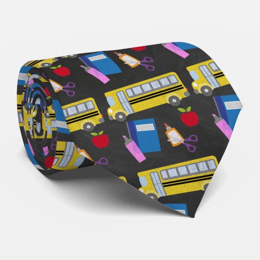 Schulmuster Krawatte (Gerollt)