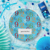 Schulmuster Pappteller (Party)