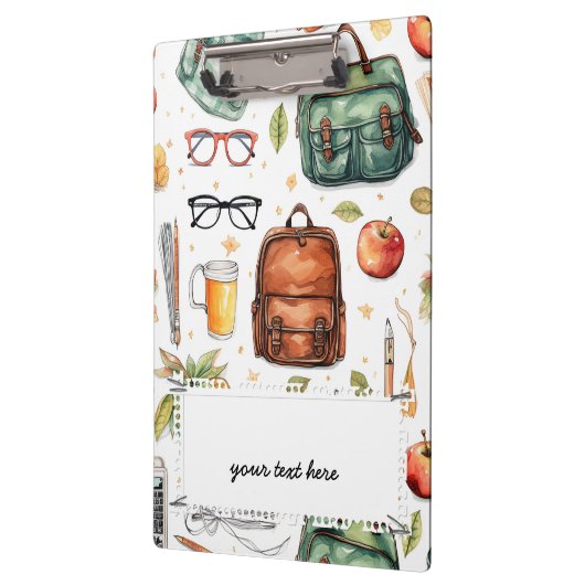 Schulmuster-Zwischenablage Klemmbrett (Links)