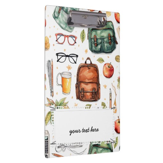 Schulmuster-Zwischenablage Klemmbrett (Rechts)