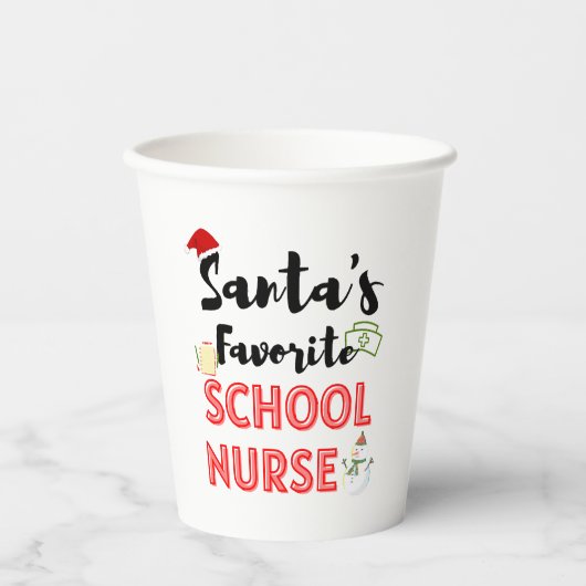 Schulnahrung Weihnachten Pappbecher (Vorderseite)