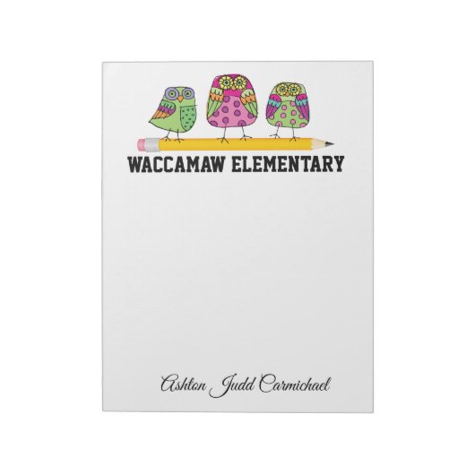 Schulnote Pad Large Notizblock (Rotiert)