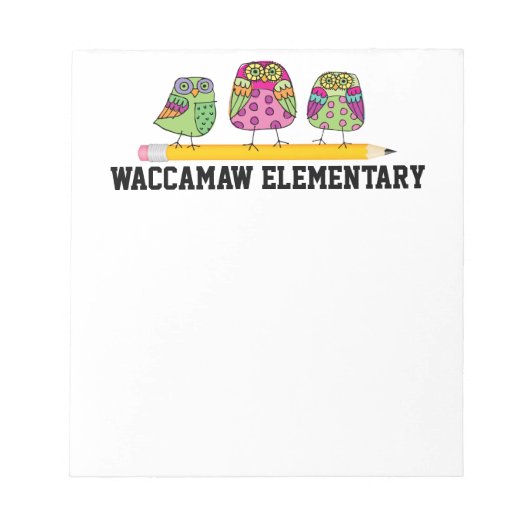 Schulnote Pad - SRF Notizblock (Vorderseite)