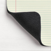 Schulnotizpapier Mousepad (Ecke)