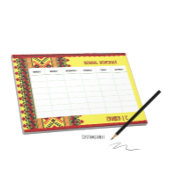 Schulplan Notizblock