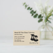 Schulprivatunterricht-Lehrer Visitenkarte (Stehend Vorderseite)