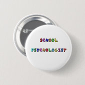 SCHULpsychologe Button (Vorne & Hinten)