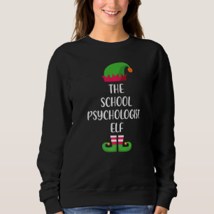 Schulpsychologe Elf Familie Matching-Gruppe Chri Sweatshirt