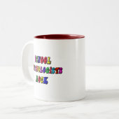 SCHULpsychologe-FELSEN Zweifarbige Tasse (Vorderseite Links)