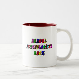 SCHULpsychologe-FELSEN Zweifarbige Tasse
