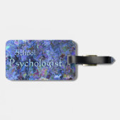 Schulpsychologe-Gepäckanhänger Gepäckanhänger (Rückseite horizontal)