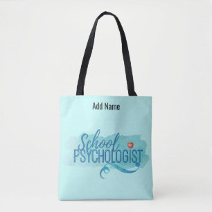 Schulpsychologe Individuelle Name Schultote-Tasche Tasche