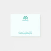 Schulpsychologe Posten-it® Anmerkungen Post-it Klebezettel (Vorderseite)