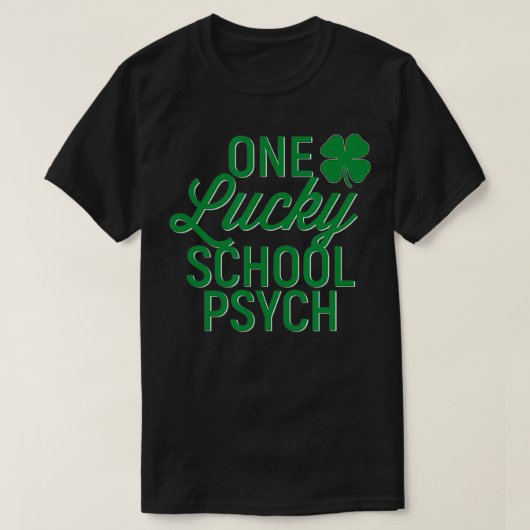 Schulpsychologe Saint Pattyu2019s Day T-Shirt (Design vorne)