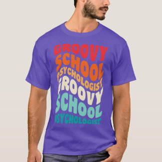 Schulpsychologe Vintag Retro 60er 70er 80er Vibe T-Shirt