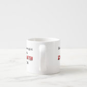 Schulpsychologe/Zombie-Jäger Espressotasse (Rückseite)