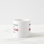 Schulpsychologe/Zombie-Jäger Espressotasse (Vorderseite)