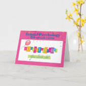 Schulpsychologie-Abschluss-Karte Karte (Gelbe Blume)