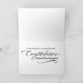 Schulpsychologie-Abschluss-Karte Karte (Innenseite)