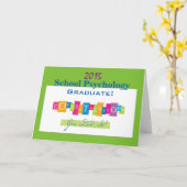 Schulpsychologie-Abschluss-Karte Karte (Gelbe Blume)