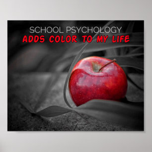 Schulpsychologie fügt meinem Lebensgedicht Farbe h Poster