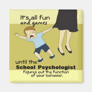 Schulpsychologie-Spaß (Magnet) Magnet