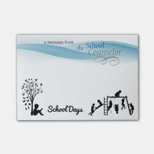 Schulratgeber-Schultag-klebrige Anmerkungen Post-it Klebezettel
