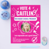 Schulrats-Wahlvorlage für Kinder Flyer (Einzeln)