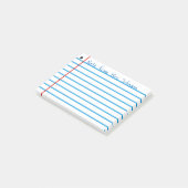 Schulregel Post-it Klebezettel (angewinkelt)