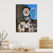 SCHULREGELN DER OBEY. POSTER (Küche)