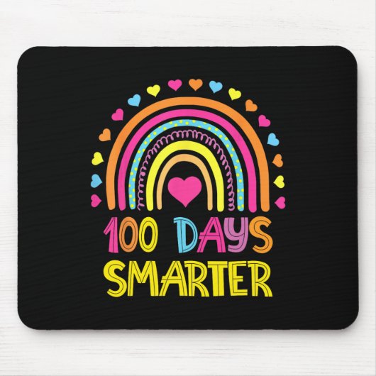 Schulregenbogen 100 Tage intelligenter Kindergarte Mousepad (Vorne)