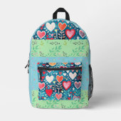 Schulrucksack Bedruckter Rucksack (Vorderseite)