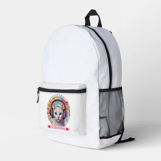 Schulrucksäcke für Mädchen Bedruckter Rucksack (Rückseitige Ecke Rechts)