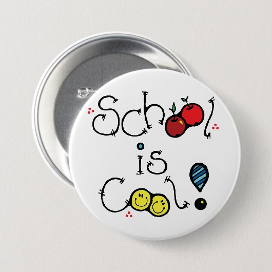 Schulschaltfläche Cool Button (Vorne & Hinten)