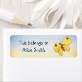 Schulschilder mit Schmetterling (Insitu)