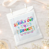 Schulschluss für den Sommer Geschenktütchen (Ausgeschnitten)