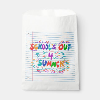 Schulschluss für den Sommer Geschenktütchen