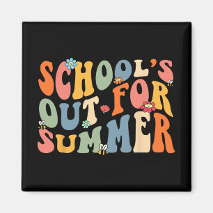 Schulschluss für den Sommer Letzter Schultag Lehre Magnet