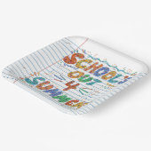 Schulschluss Lose-Blatt-Papier Pappteller (Gewinkelt)