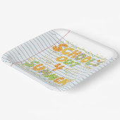 Schulschluss Lose-Blatt-Papier Pappteller (Gewinkelt)