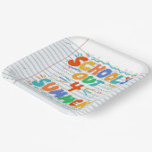 Schulschluss Lose-Blatt-Papier Pappteller (Gewinkelt)