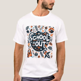 Schulschluss Sommerferien Spielzeit T-Shirt