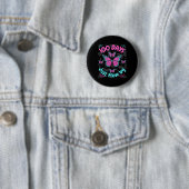Schulschmetterlingsmädchen fliegen 100 Tage Button (Beispiel)