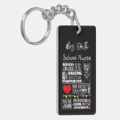 Schulschwester danke Ihnen Schlüssel Ring Weihnach Schlüsselanhänger (Vorderseite links)