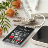 Schulschwester danke Ihnen Schlüssel Ring Weihnach Schlüsselanhänger (Vorderseite rechts)