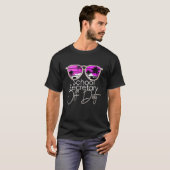 Schulsekretär für Sonnenbrille Sonnenuntergang T-Shirt (Vorne ganz)