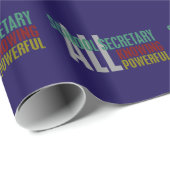 Schulsekretär Geschenkpapier (Rolleneckpunkt)